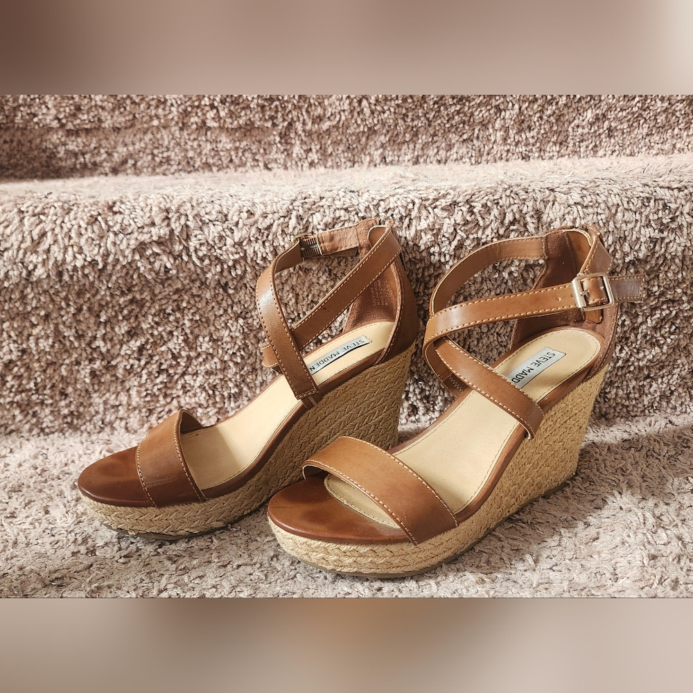 Steve Madden Platform Heel Sandal Women's size 8